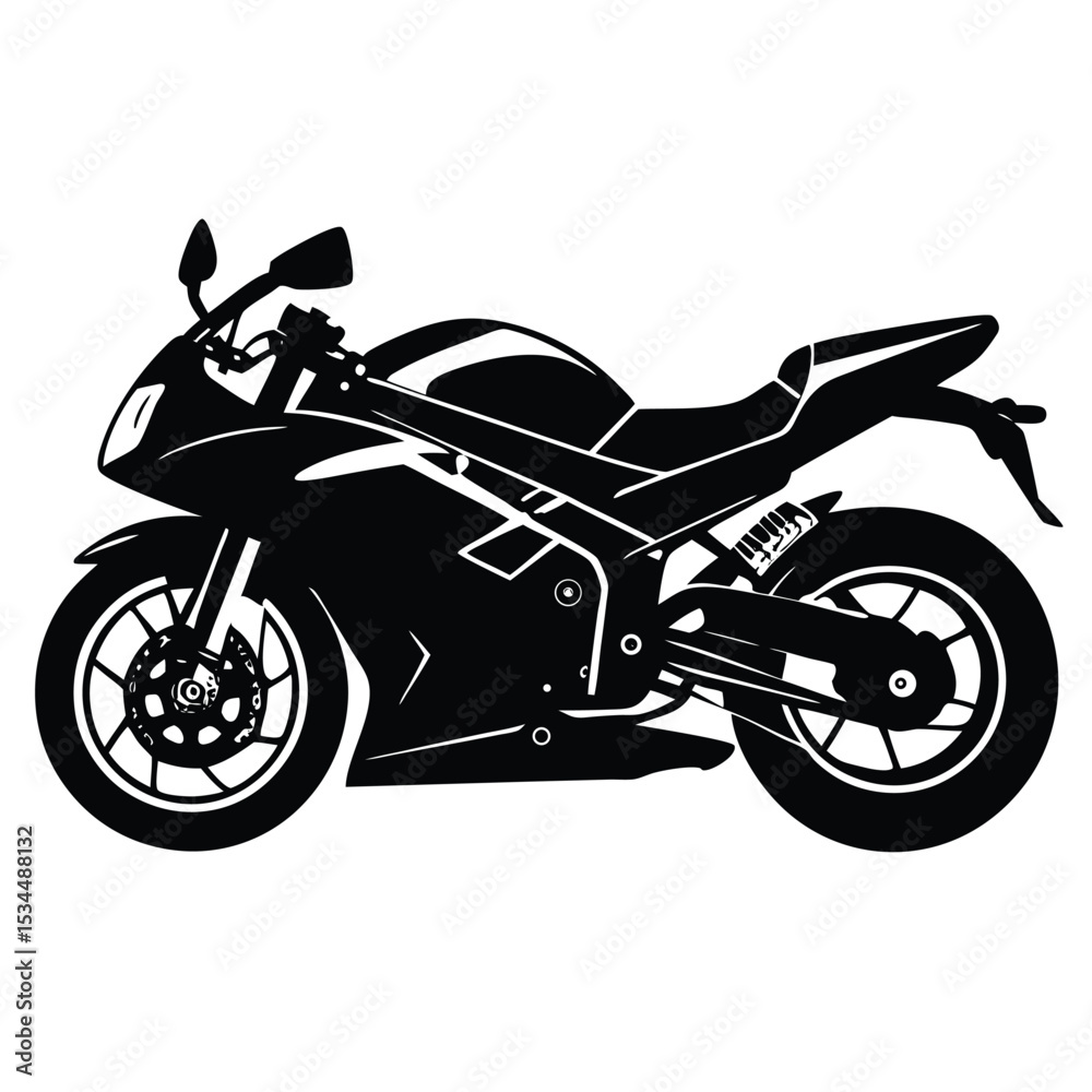 Obraz premium yamaha bike vector