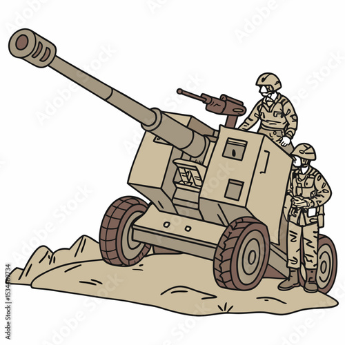cannon vector illustration