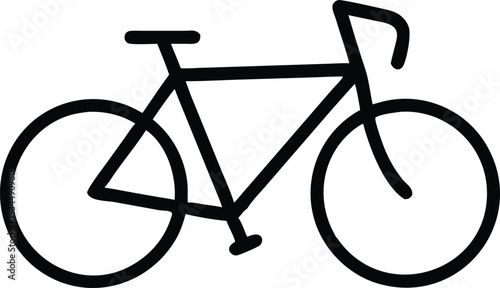 bicycle silhouette vector