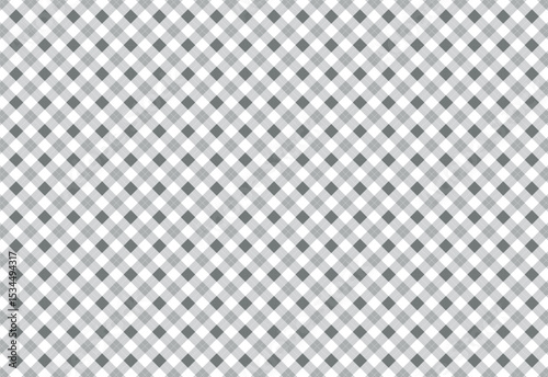 classic pattern fabric cross plaid or checkered with strip grey and white, gingham, checkered, boho pattern, seamless plaid pattern vector. Retro background fabric. Vintage checkered color,