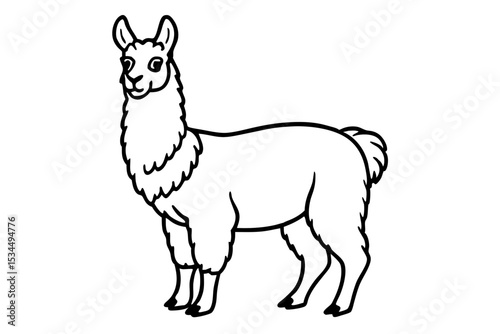 Paca Line Art Vector Design