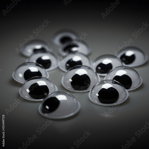 Googly Eyes on Gray Surface