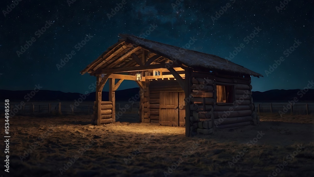 Obraz premium abandoned house in the night