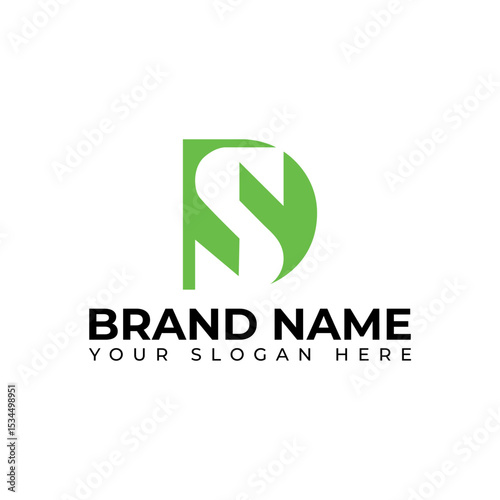 SD DS Logo design Concept vector art illustration