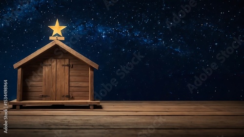 christmas decoration on the house