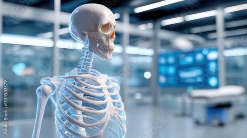 Detailed Skeleton Model for Medical and Educational Use