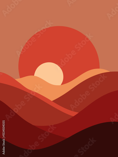 Abstract vibrant vector background wallpaper, 