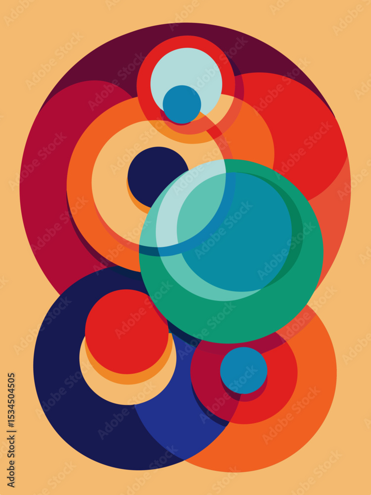 Obraz premium Abstract vibrant vector background wallpaper