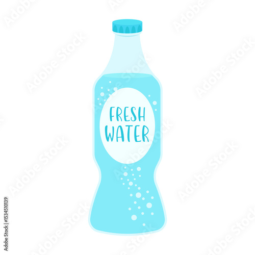 Colorful bottles and cans of various fruit drinks and beverages. Summer cold soft drinks and fruit juice