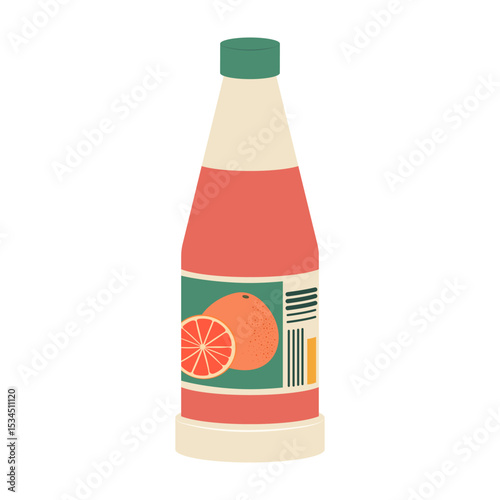 Flat canned and bottled fizzy fruit drinks and flavored sodas. Summer cold and soft drinks