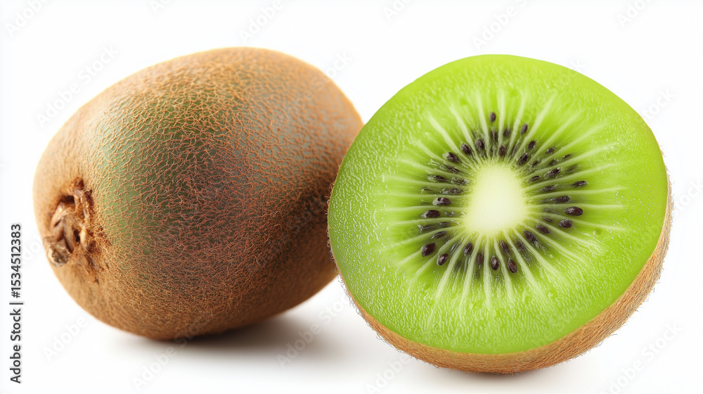 Fototapeta premium Kiwi isolated on white background