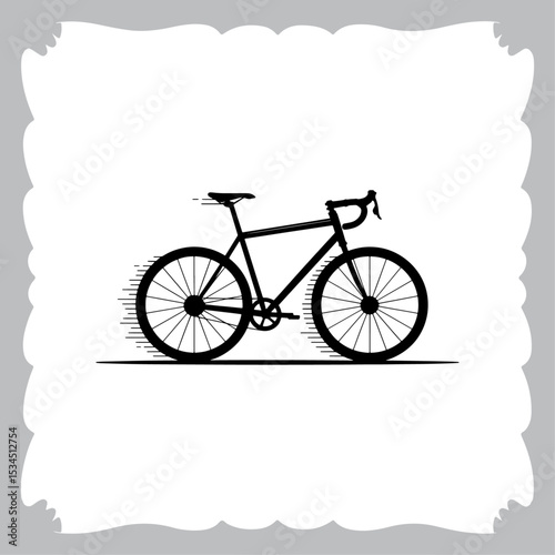 Vintage bicycle vector illustration with retro style isolated on white background