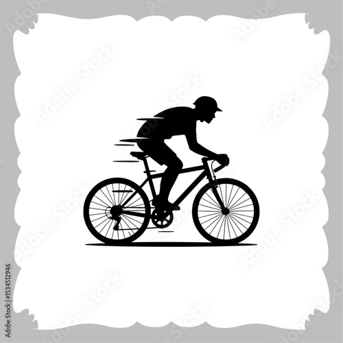 Vintage bicycle vector illustration with retro style isolated on white background