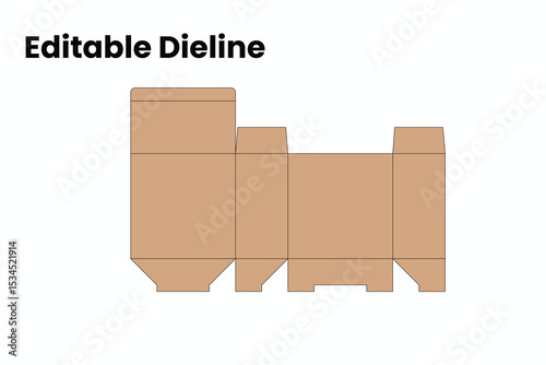 dieline, dieline template, packaging dieline, box dieline, die cut template, dieline design, folding carton dieline, printable dieline, editable dieline file, dieline for packaging