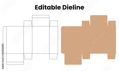 dieline, packaging dieline, dieline template, box dieline, editable dieline design, printable dieline layout, dieline for printing, die cut template, packaging design dieline