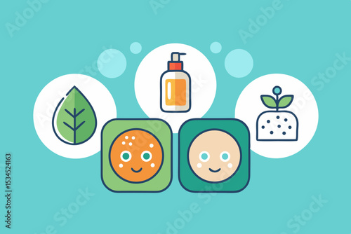 pimple patch icon set