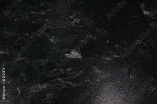 Processed collage of luxury pattern of black marble texture. Background for banner, backdrop or texture for 3D mapping. Panorama of Dark grey black slate background or texture. Black granite slabs