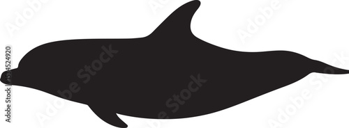 Fraser’s Dolphin Vector Silhouette