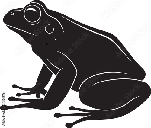 Frog Vector Silhouette