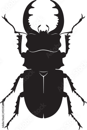 Frankenstein Beetle Silhouette