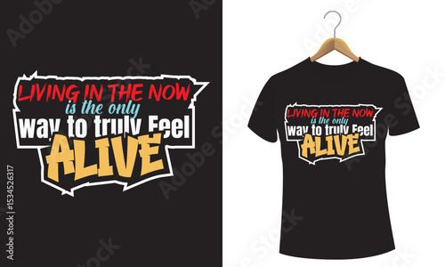 Black t shirt design