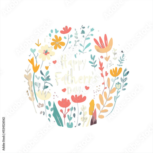 human head with flowers