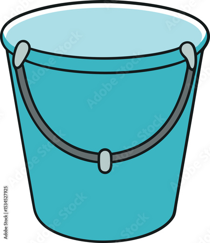 ice bucket icon clipart vector on transparent background

