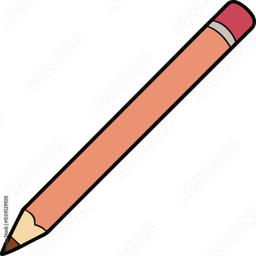 lip liner pencil icon clipart vector on transparent background
