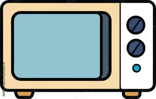 microwave icon clipart vector on transparent background