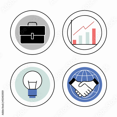 set of icons for web design