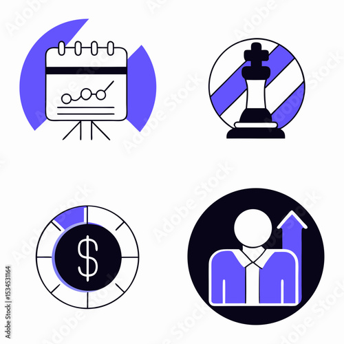 icon of a man with a sign