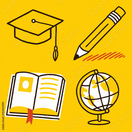 education icon set