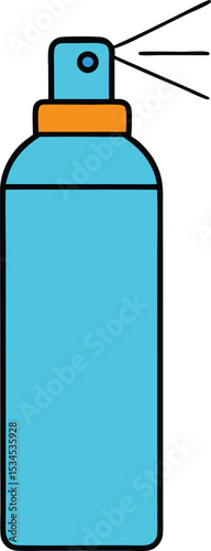 setting spray icon clipart vector on transparent background