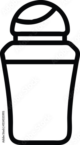 deodorant line icon