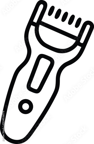 Hair cutting machine icon. trimmer icon logo vector illustration