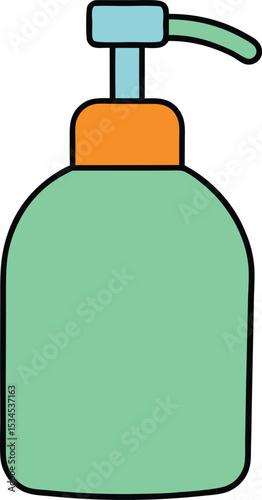 soap dispenser icon clipart vector on transparent background
