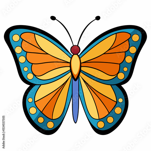 Minimal Butterfly Vector on White