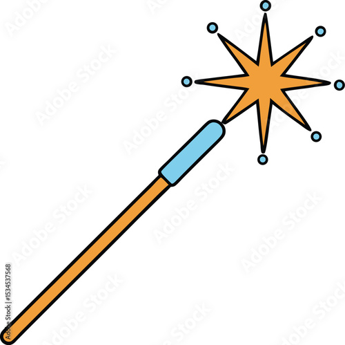 sparkler icon clipart vector on transparent background