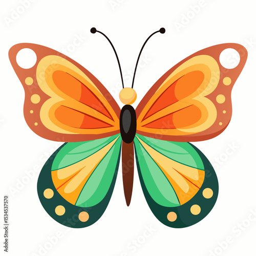 Minimal Butterfly Vector on White