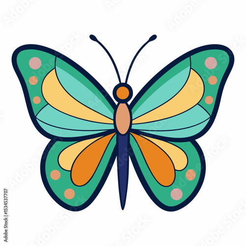Minimal Butterfly Vector on White