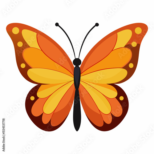 Minimal Butterfly Vector on White