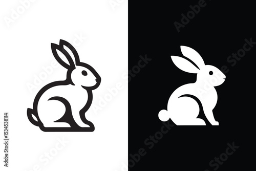 simple rabbit logo