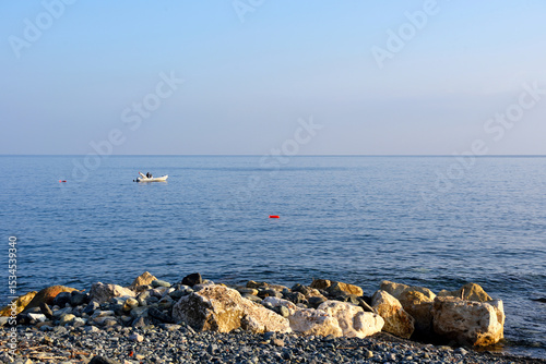 Fototapeta Naklejka Na Ścianę i Meble -  beach in cogoleto genoa italy