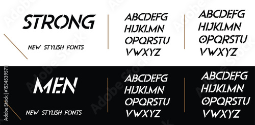 Strong  bold capital alphabet letter logo design
