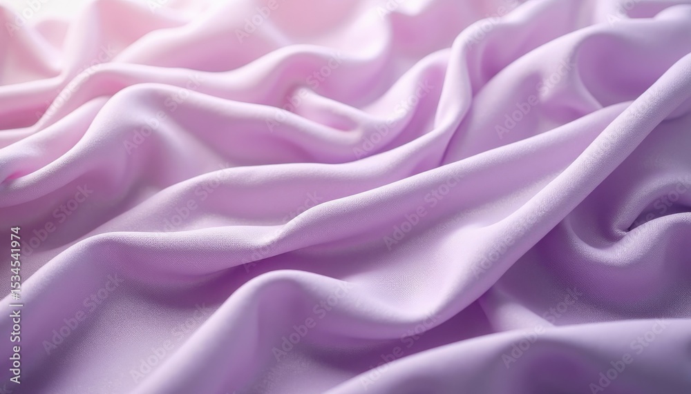 Obraz premium Lavender Silk Fabric Draped Texture