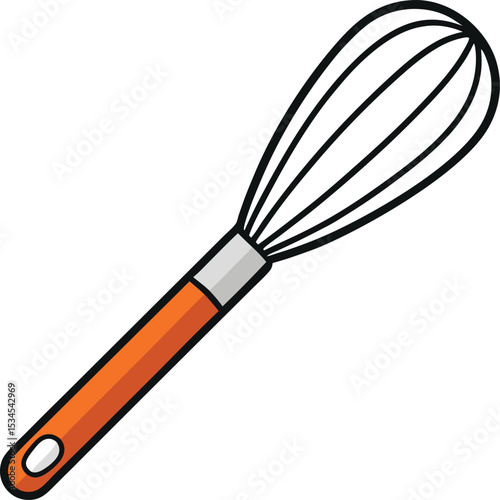 whisk icon clipart vector on transparent background
