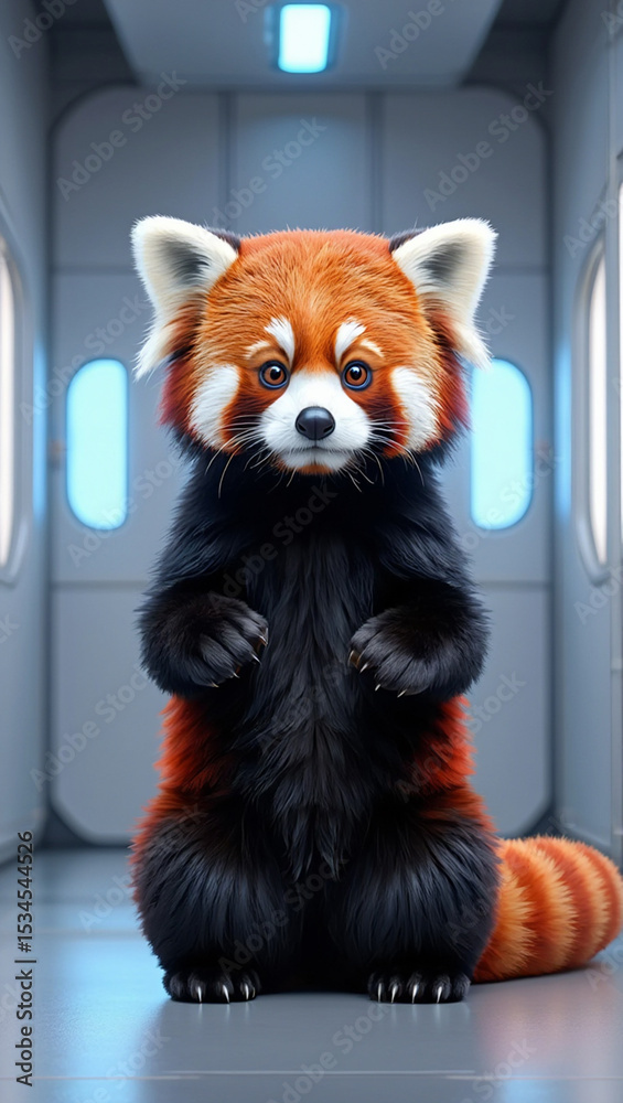 Obraz premium Red panda image
