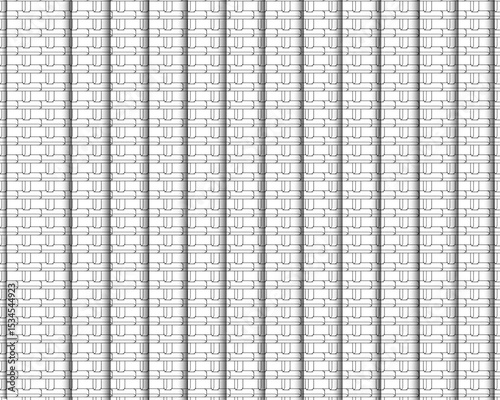 Sleek Black Abstract Pattern Design with Modern Minimalist Style