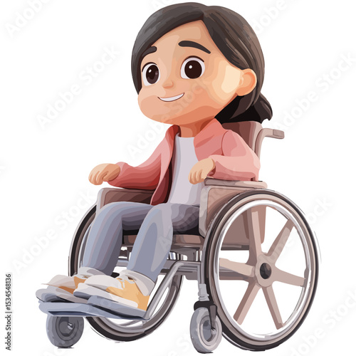 disabled woman in wheelchair