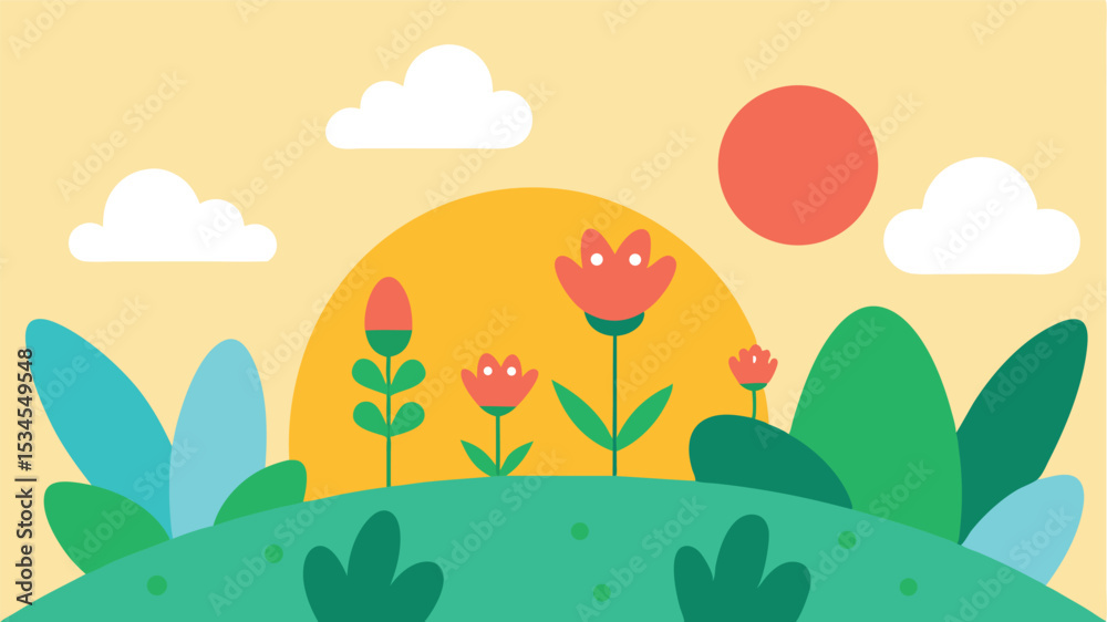Obraz premium easter background with eggs and flowers